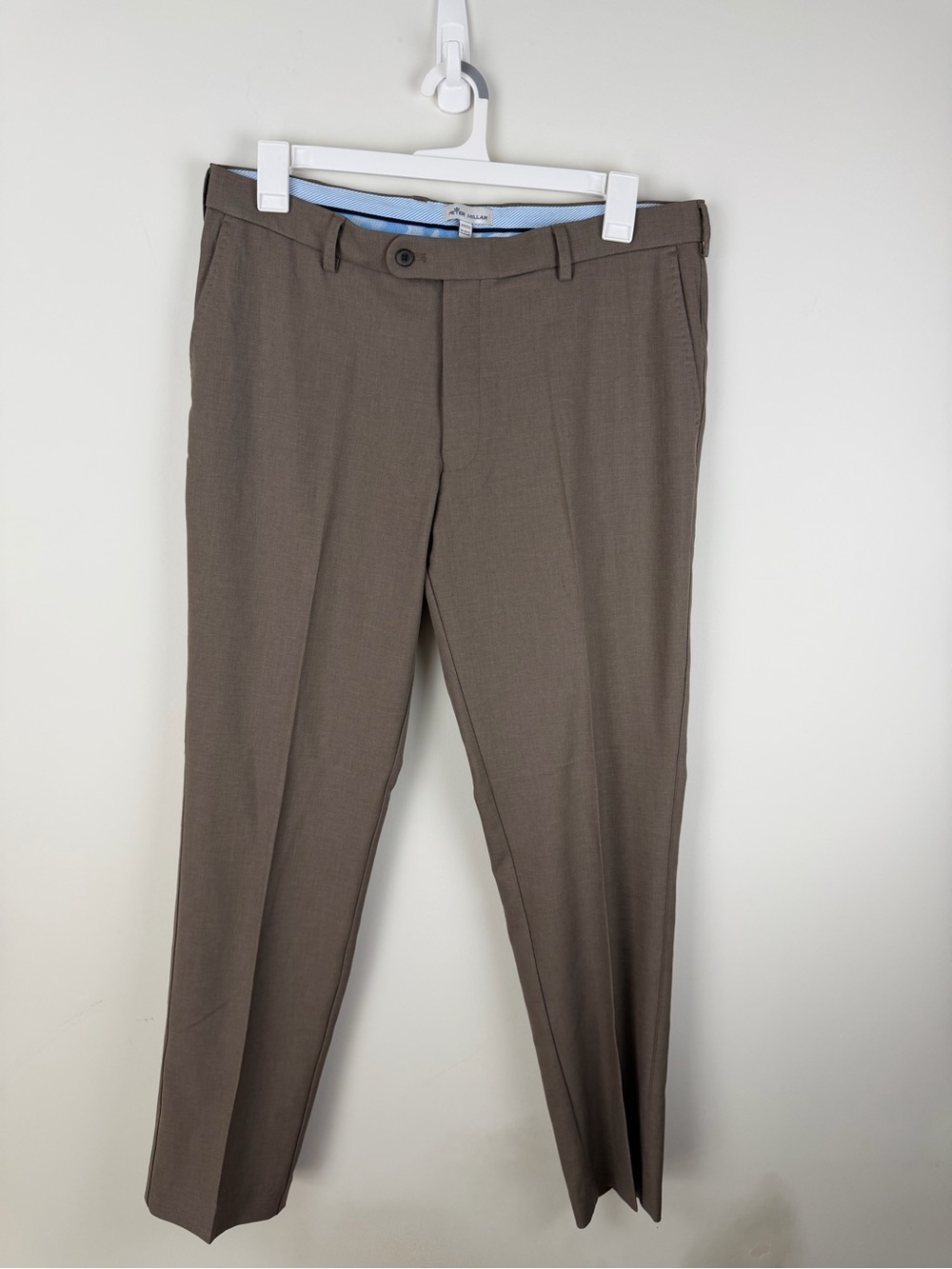 Peter Millar Men's Dress Pants in Taupe Brown